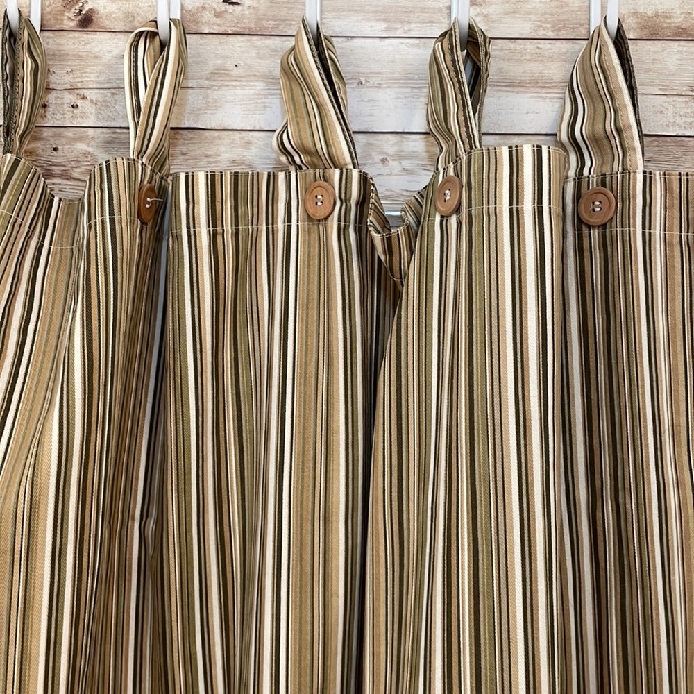COPY - Brown Stripe, curtain panel, 39/75